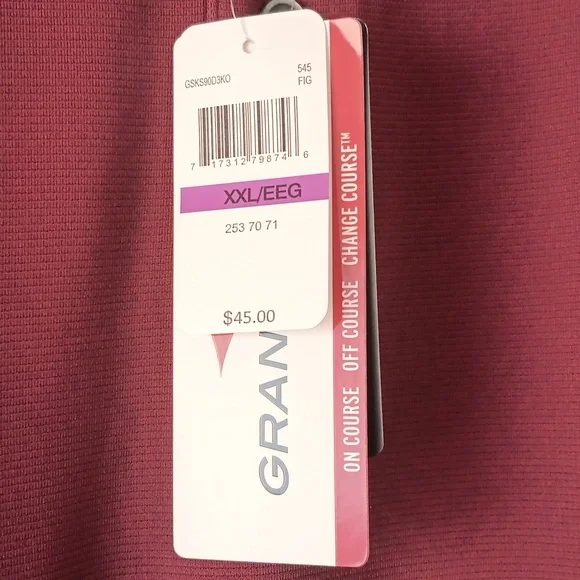 Men Burgundy Polo Size XXL-EEG - Picture 4 of 4